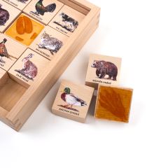 Razítka 16 kusů - Stopy zvěře (1)