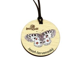 Dřevěná medaile masiv - Jasoň