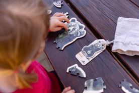 Puzzle z lesa mláďata - Lišče (3)