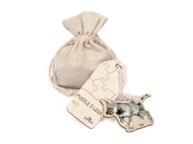 Puzzle z lesa mláďata - Vlče (1)