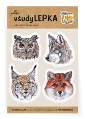 všudyLEPKA vel. 1 -040 - Zvířecí portréty
