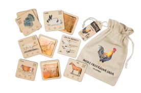 Mini frotážová sada - Na dvorku