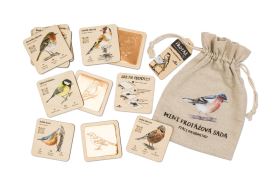 Mini frotážová sada - Ptáci na krmítku