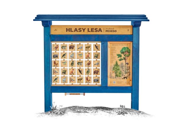 Zvukové pexeso M - Hlasy lesa