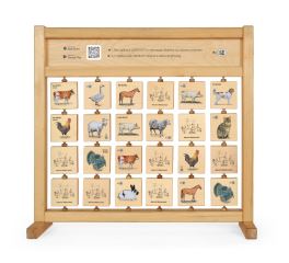 Pexeso zvukové stolní - Na dvorku (1)