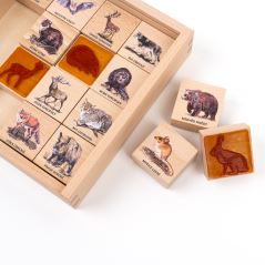 Razítka 16 kusů - Lesní zvířátka (1)