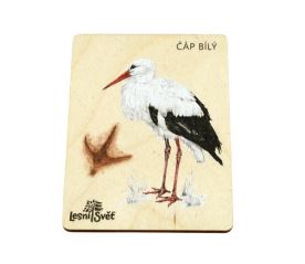 Magnet velký - Čáp