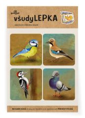 všudyLEPKA vel. 1 -014 - Mix ptáčci
