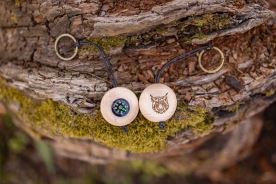 Přívěsek kompas - Rys (2)